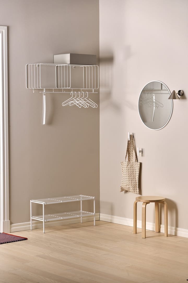 Nod hatthylle 90 cm, White Scandi Living