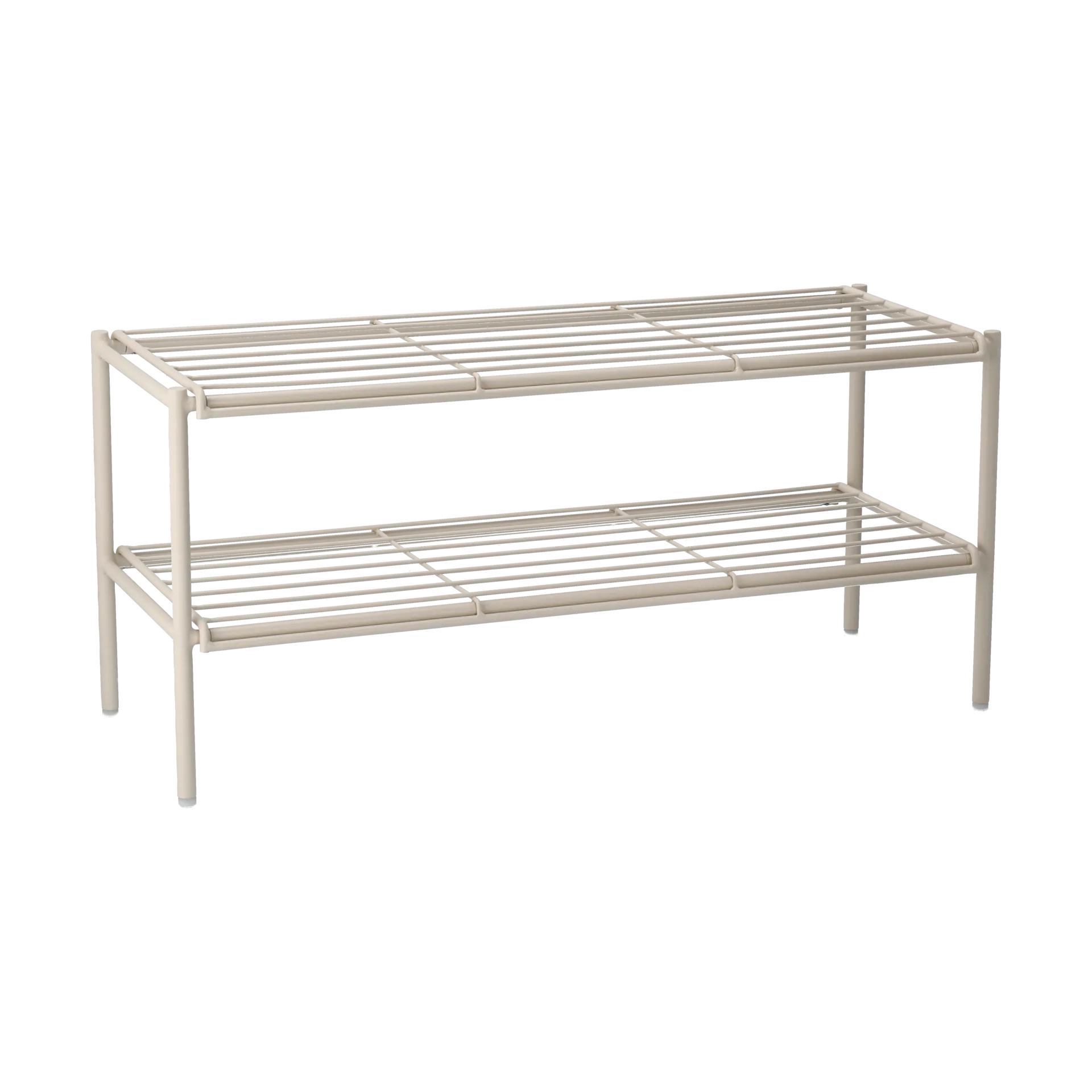 Nod skohylle 80x30x37 cm, Beige Scandi Living