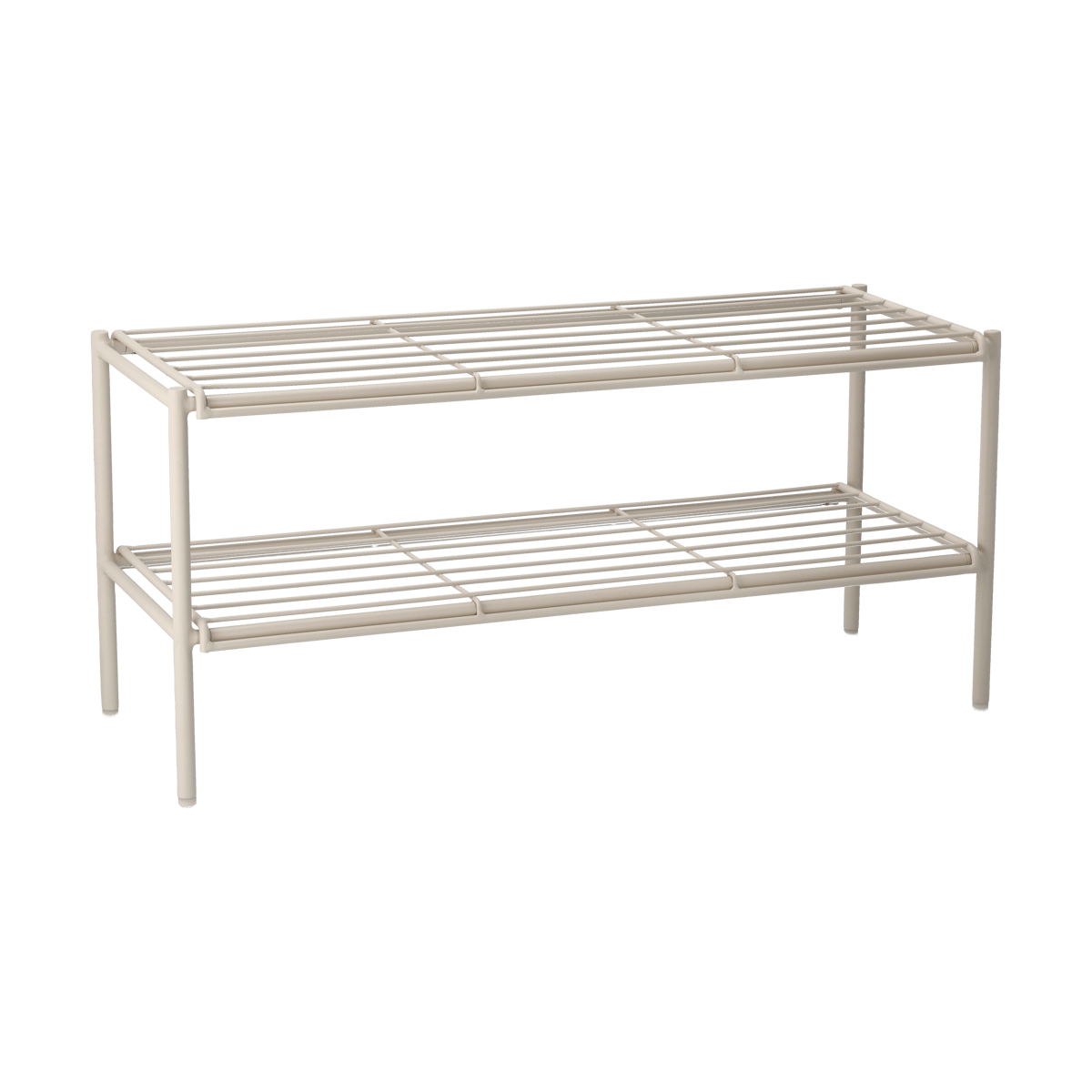 Scandi Living Nod skohylle 80x30x37 cm Beige