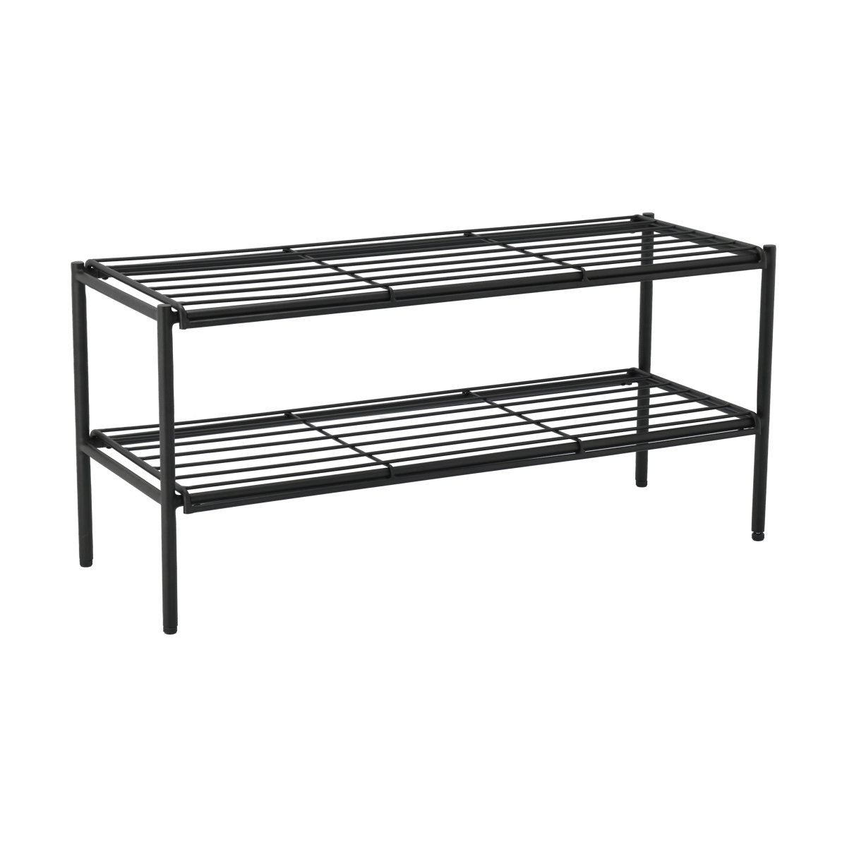 Scandi Living Nod skohylle 80x30x37 cm Black