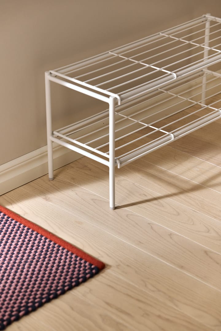 Nod skohylle 80x30x37 cm, White Scandi Living