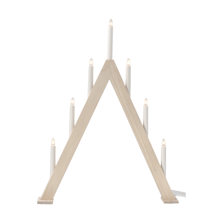 Nord adventslysestake 60 cm, Hvitlasert Scandi Living