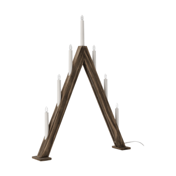 Nord adventslysestake 60 cm - Mørkbeiset - Scandi Living