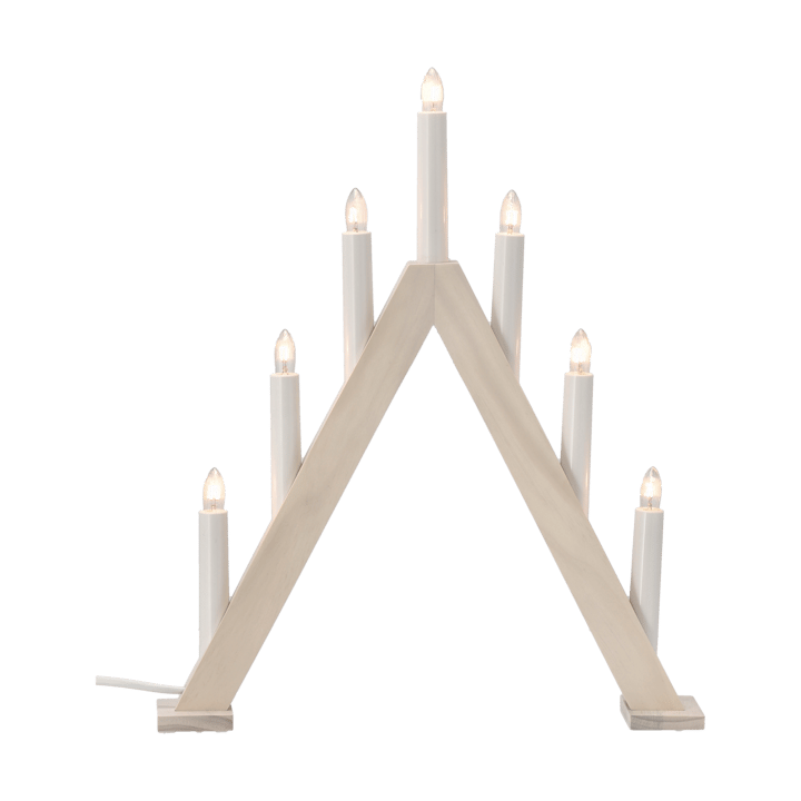 Nord adventsstake 40 cm, Hvitlasert Scandi Living