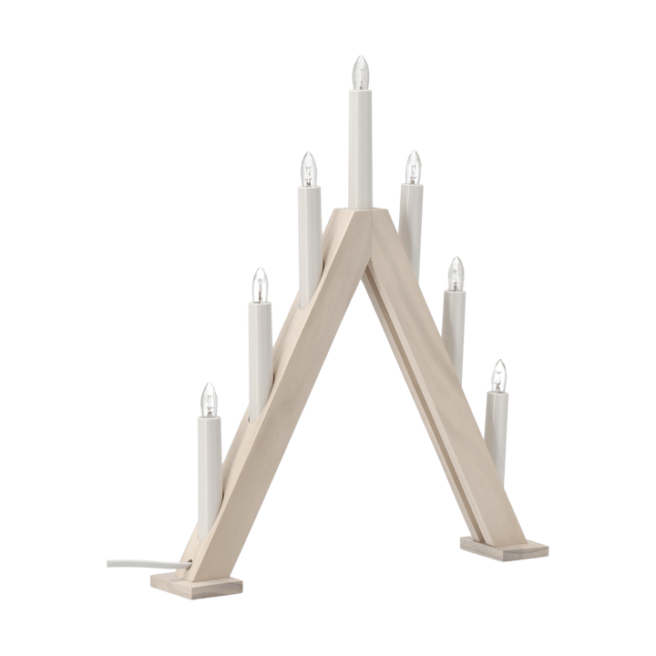 Nord adventsstake 40 cm, Hvitlasert Scandi Living