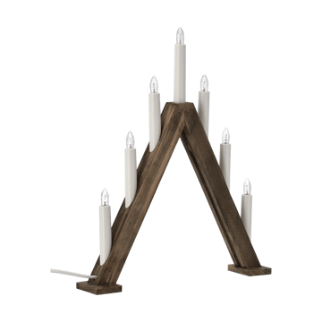 Nord adventsstake 40 cm - Mørkbeiset - Scandi Living