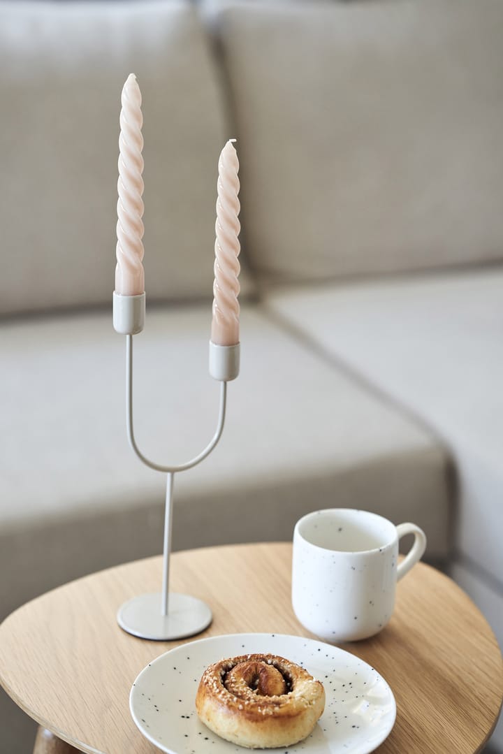 Norden lysestake, Beige Scandi Living