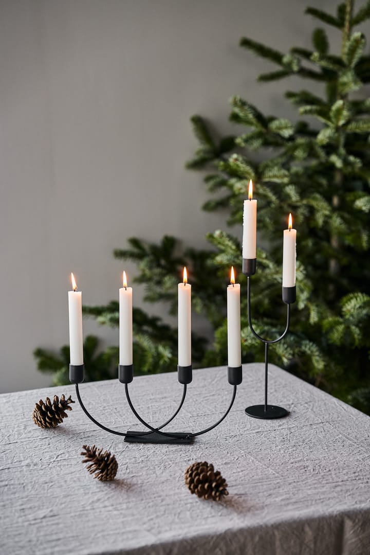 Norden lysestake, Svart Scandi Living