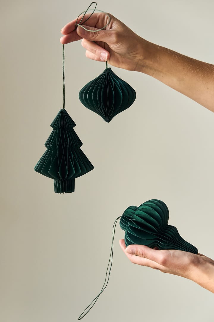 Onion juletrekuler 4-pakning - Forest Green - Scandi Living