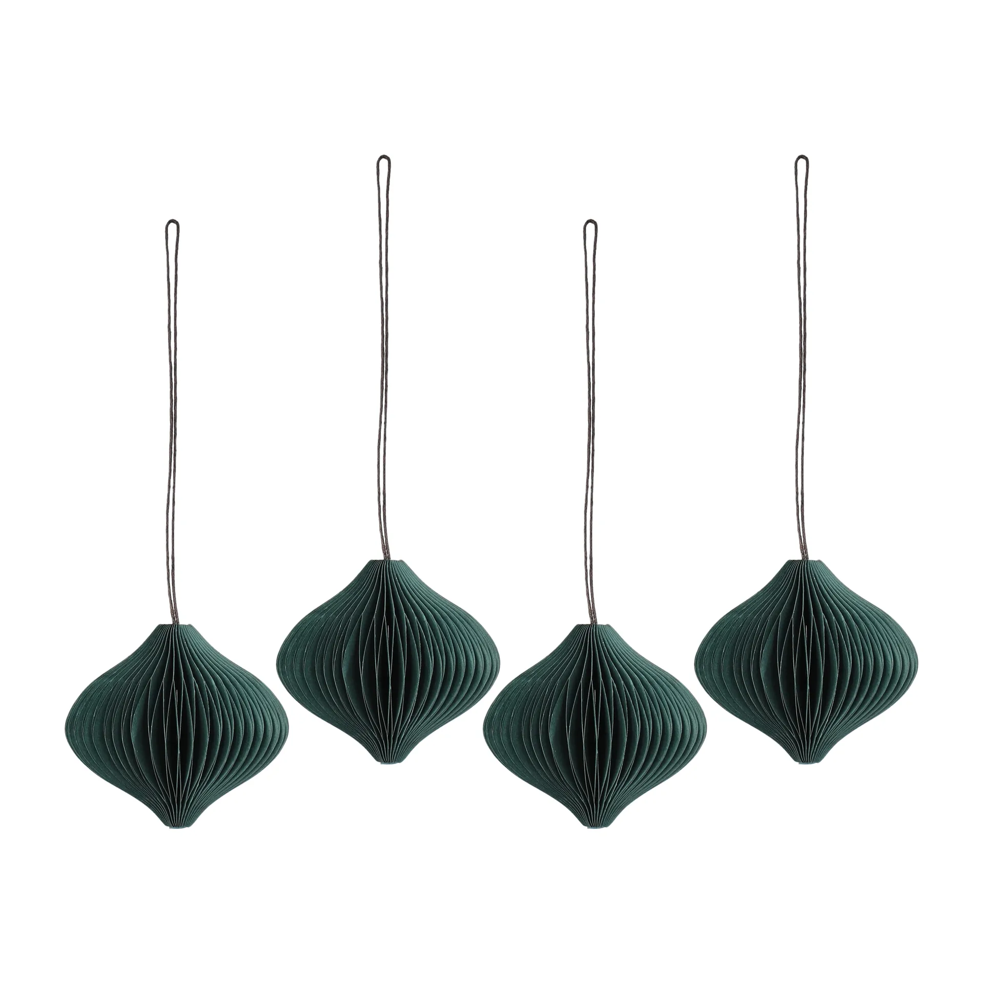 Onion juletrekuler 4-pakning, Forest Green Scandi Living
