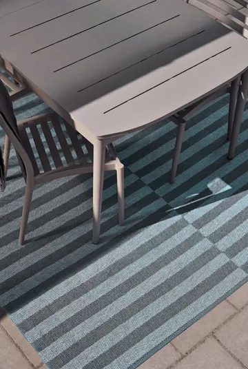 Path teppe - Ocean blue, 200x300 cm - Scandi Living