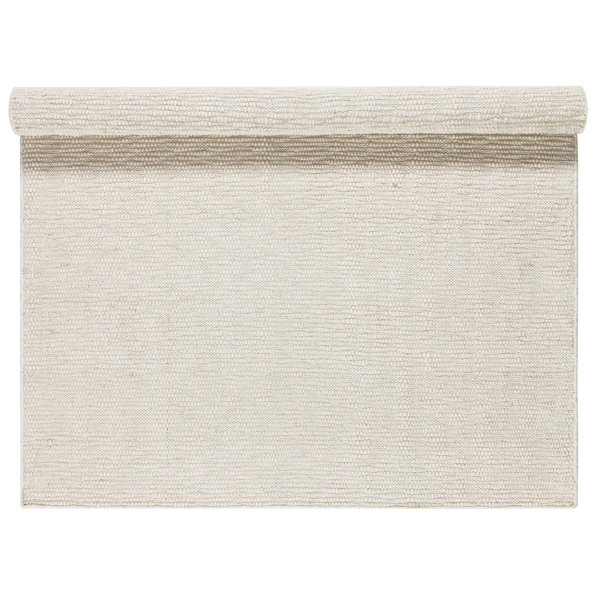 Pebble ullteppe hvit, 170x240 cm Scandi Living