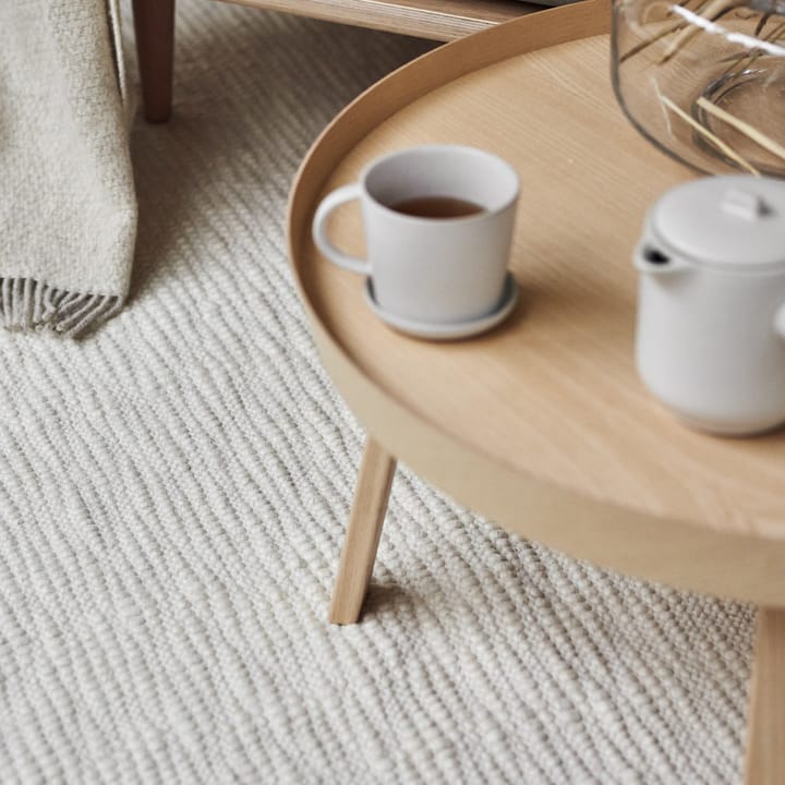 Pebble ullteppe hvit, 170x240 cm Scandi Living