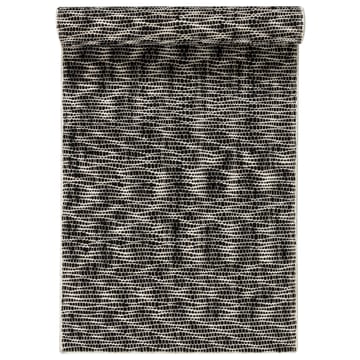 Pebble ullteppe svart - 80x240 cm - Scandi Living
