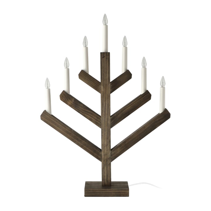 Pine adventslysestake 62 cm - Mørkbeiset - Scandi Living