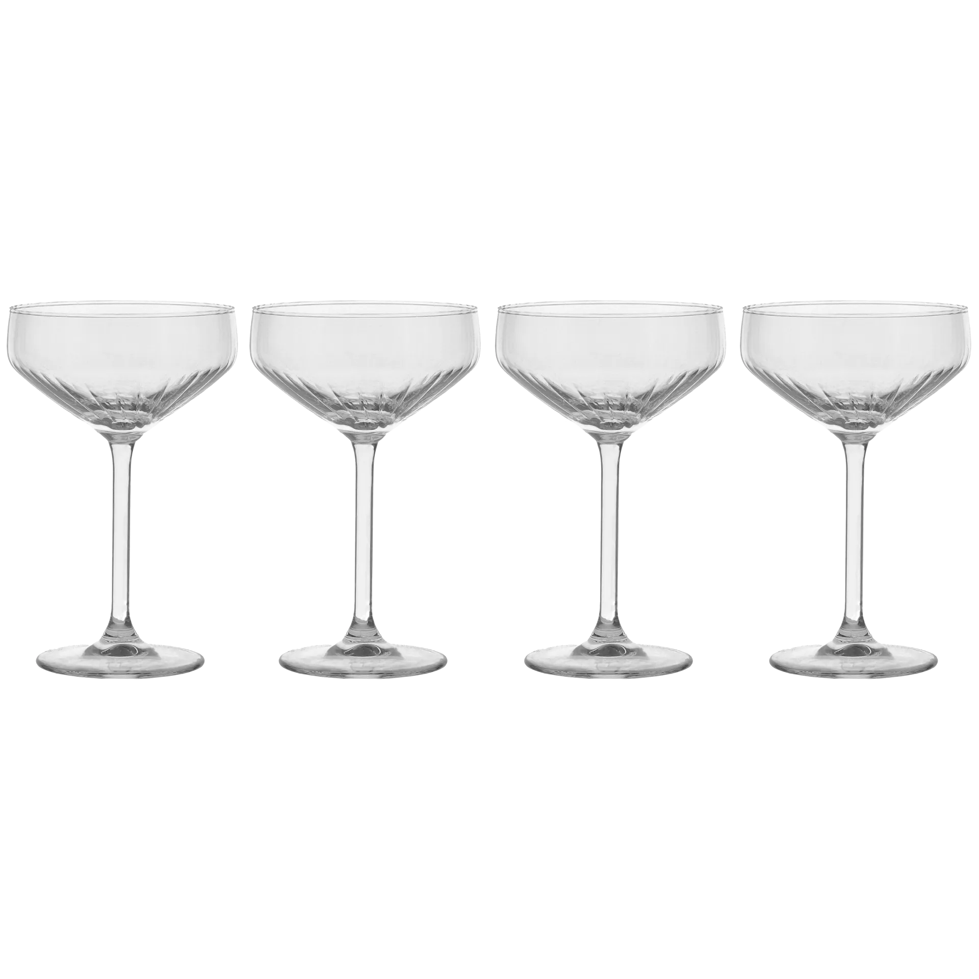 Pristine champagne- coupe 29 cl 4-pakning, Klar Scandi Living