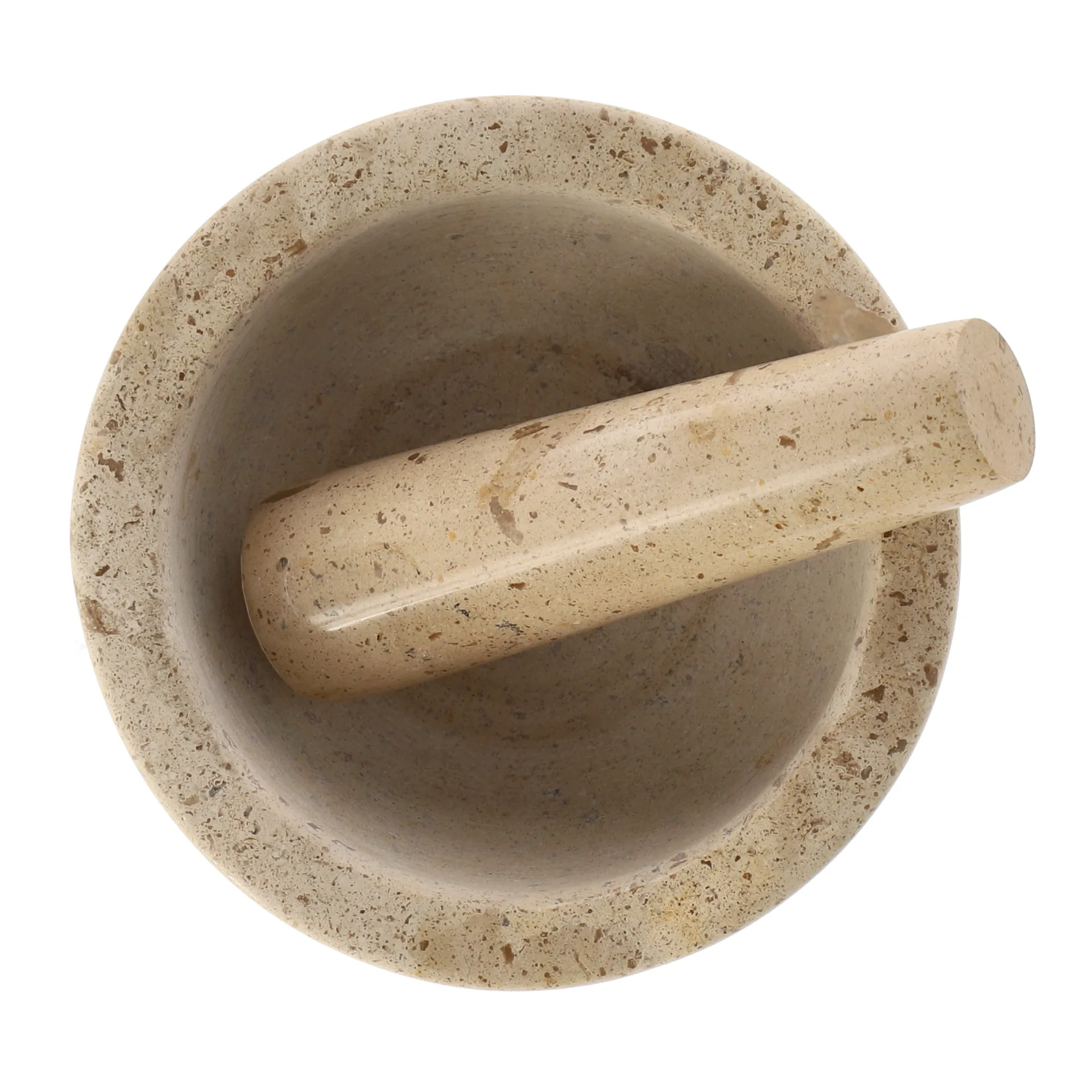 Ridge mørtel Ø14x7 cm, Marmor Scandi Living