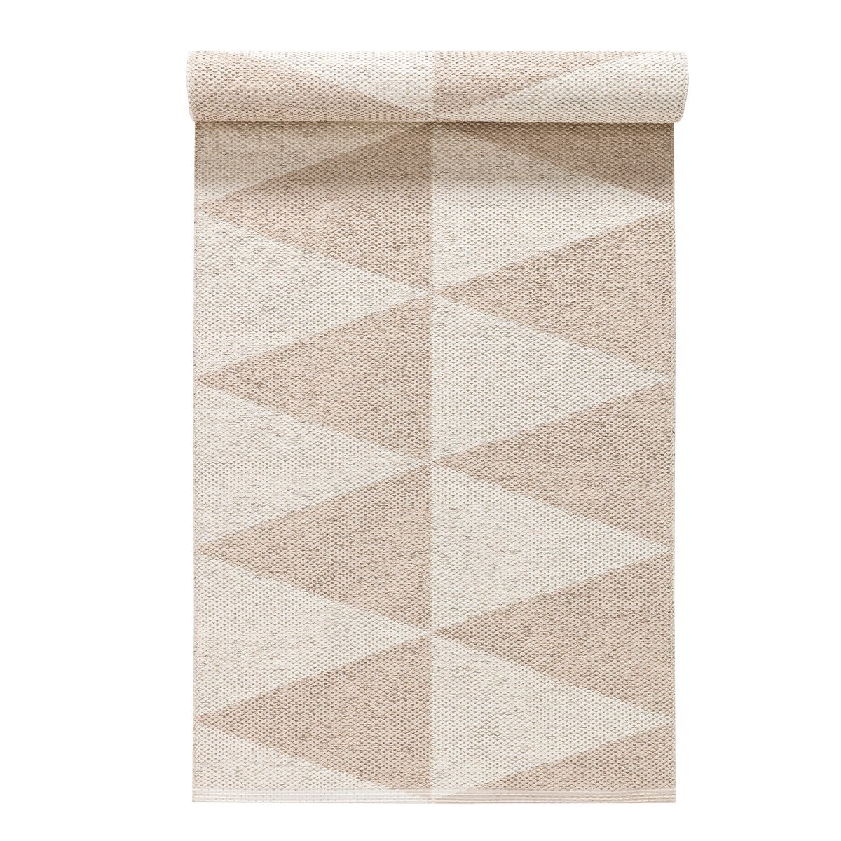 Bilde av Scandi Living Rime gulvteppe nude (beige) 70x200 cm