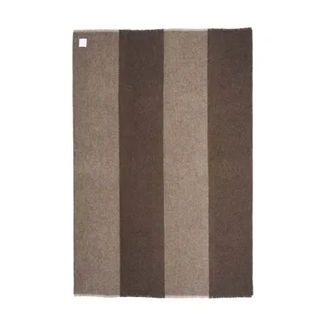 Row stripete ullpledd - Brun, 120x185 cm - Scandi Living