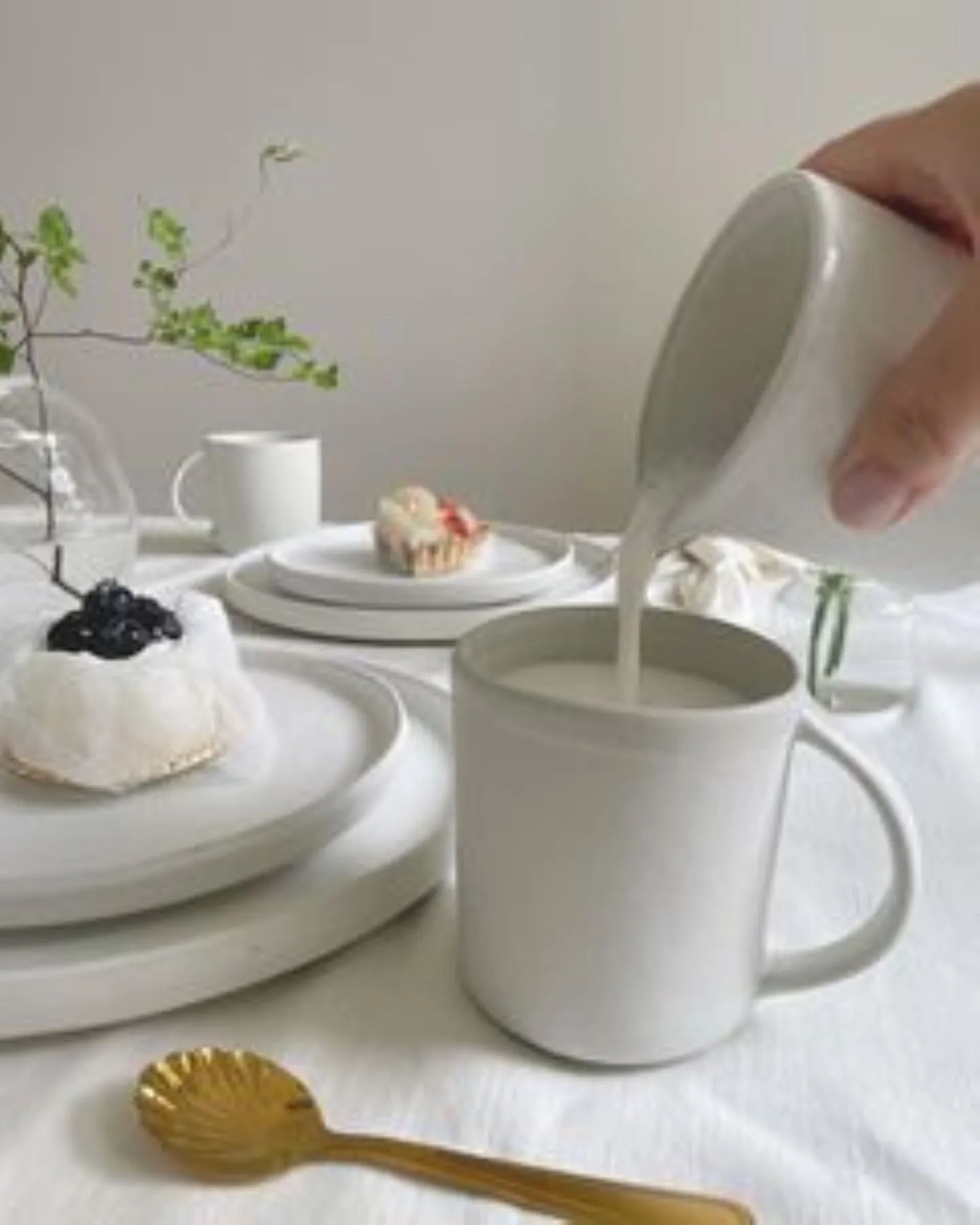 Sandsbro melkekanne, Off-white, 30 cl Scandi Living