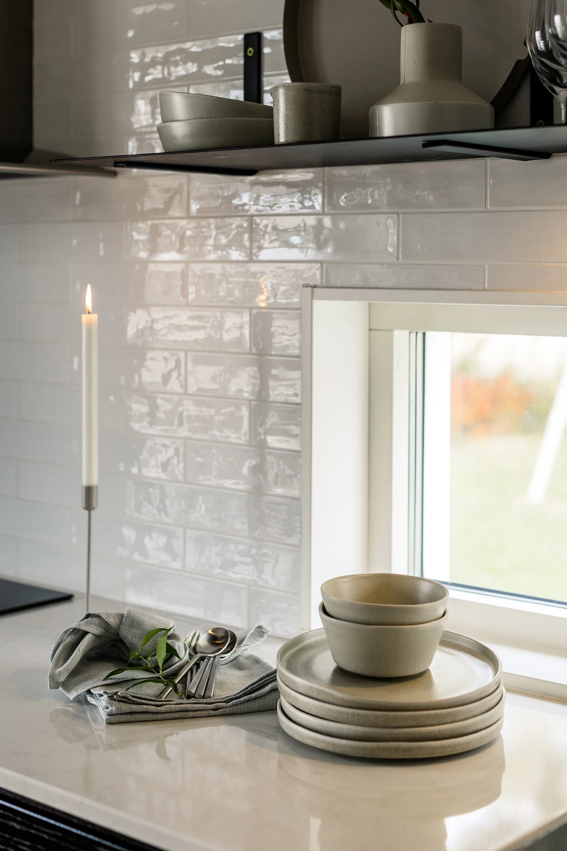 Sandsbro middagstallerken Ø 26 cm, Lysegrå Scandi Living