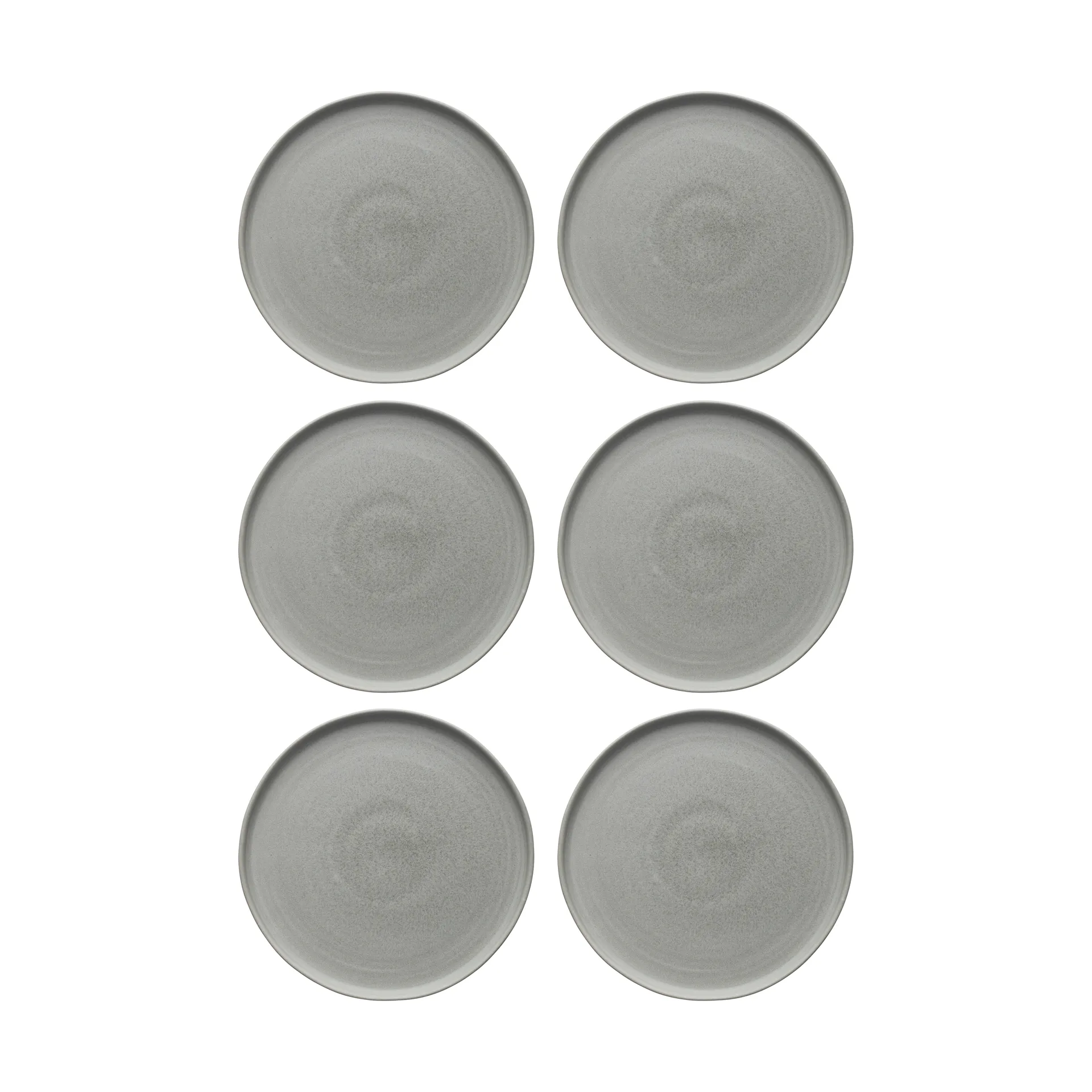 Sandsbro middagstallerken lysegrå, Ø26 cm, 6-pk,  Scandi Living