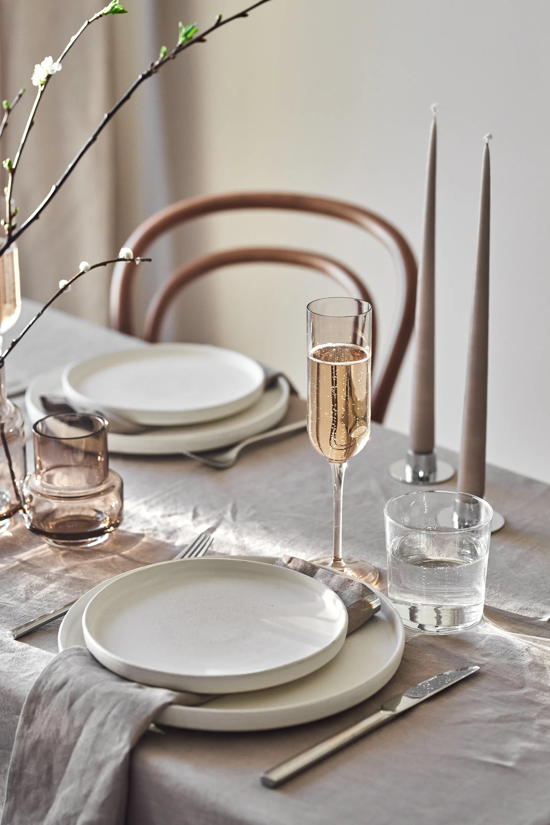 Sandsbro middagstallerken, Off-white, Ø26 cm Scandi Living