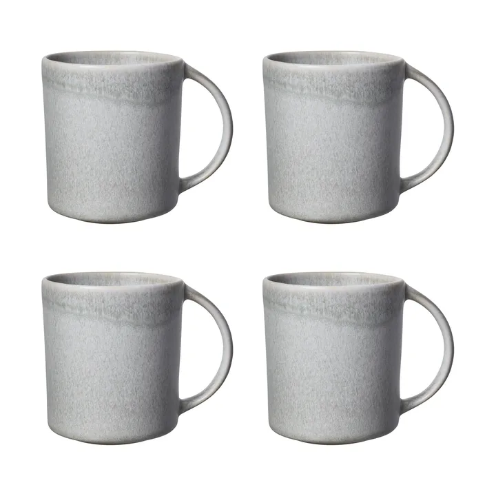 Sandsbro mugg lysegrå, 30 cl, 4-pk - Scandi Living
