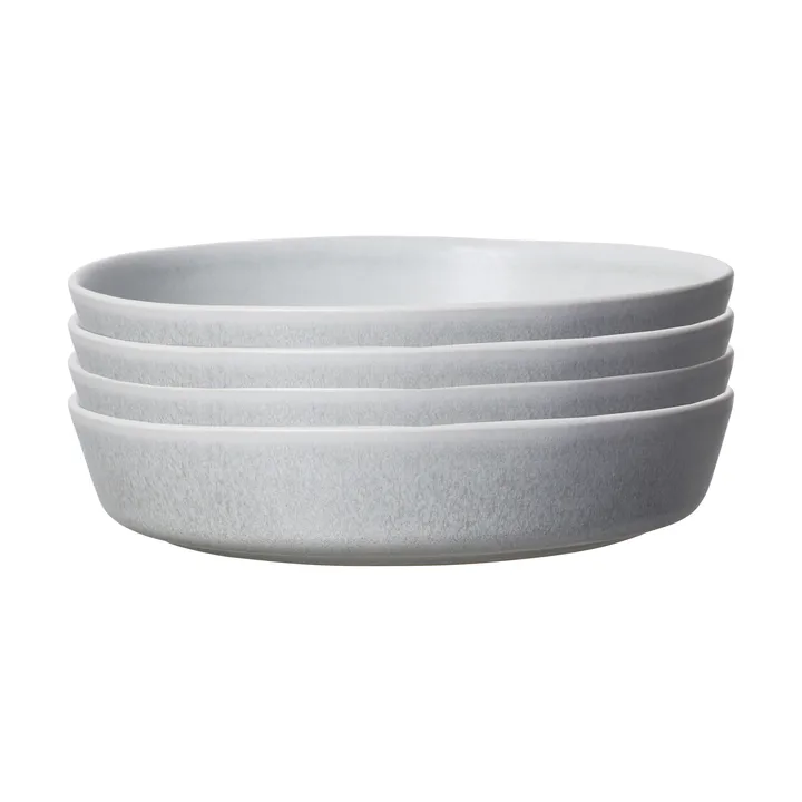 Sandsbro pastatallerken lysegrå, Ø23 cm, 4-pk - Scandi Living
