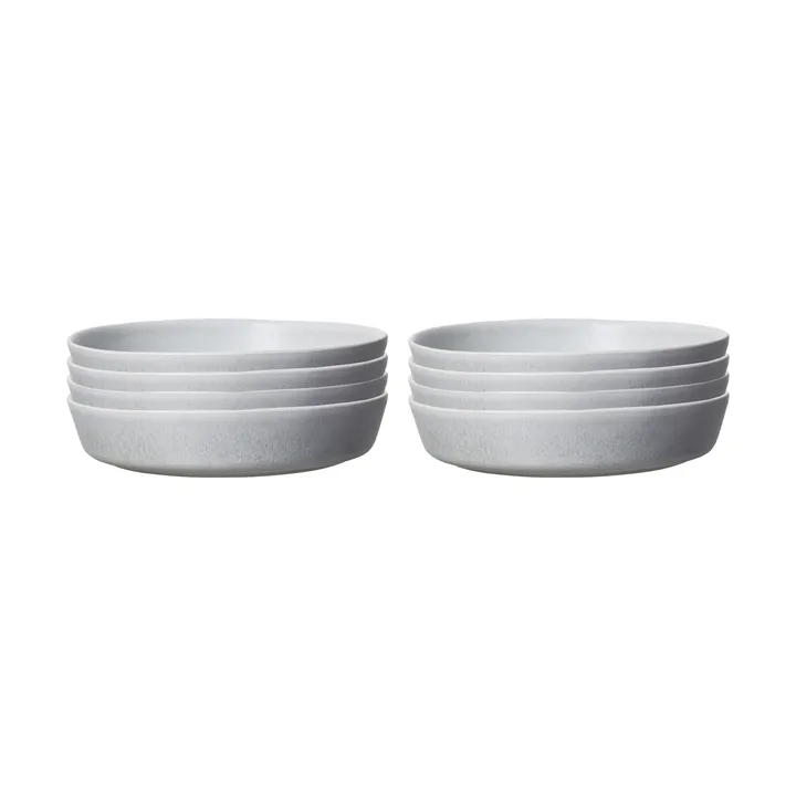 Sandsbro pastatallerken lysegrå, Ø23 cm, 6-pk - Scandi Living