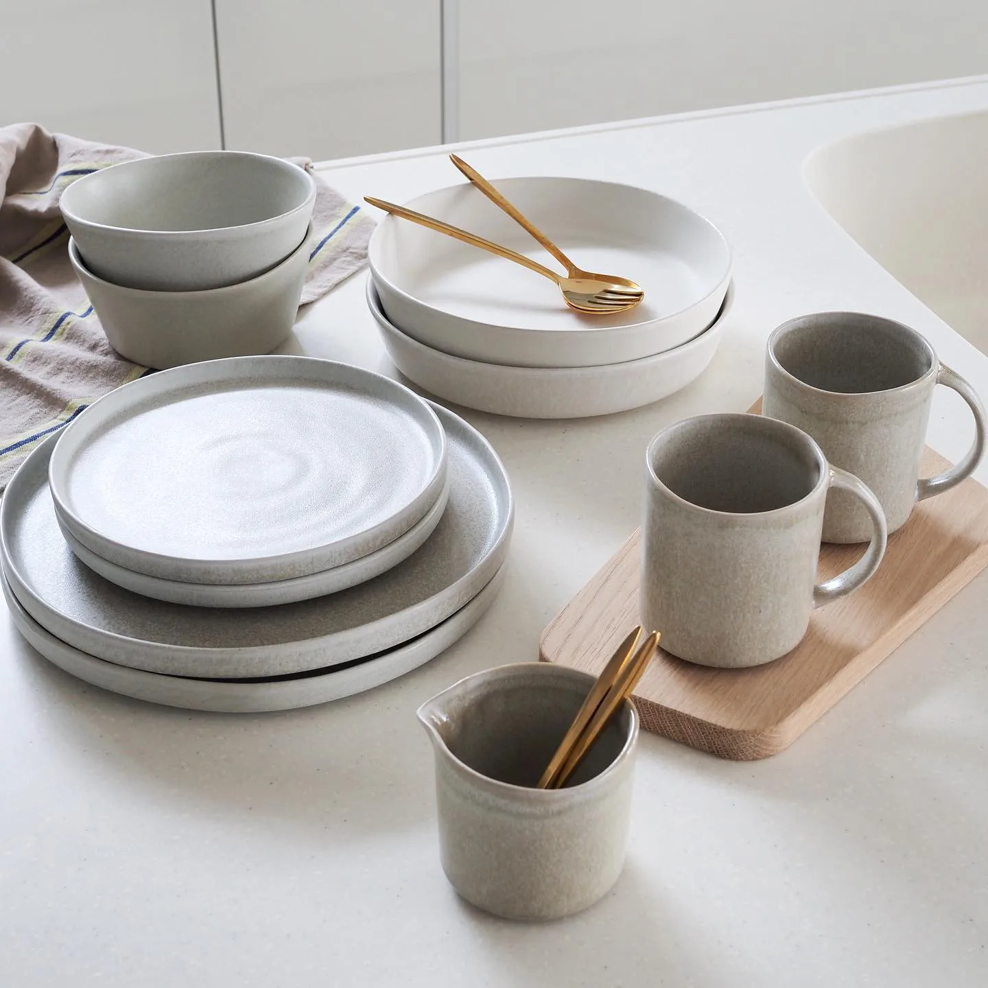 Sandsbro pastatallerken offwhite, Ø23 cm, 6-pk,  Scandi Living