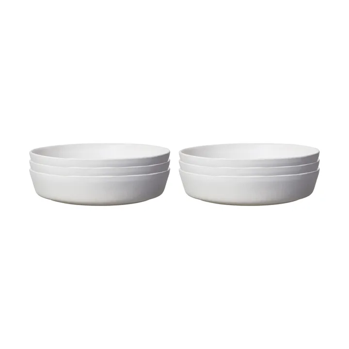 Sandsbro pastatallerken offwhite, Ø23 cm, 6-pk - Scandi Living