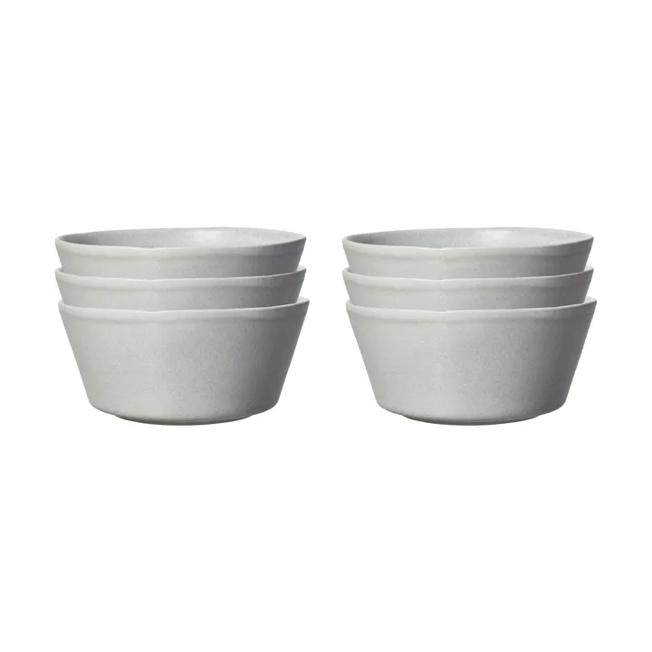 Sandsbro skål lysegrå, Ø15 cm, 6-pk - Scandi Living