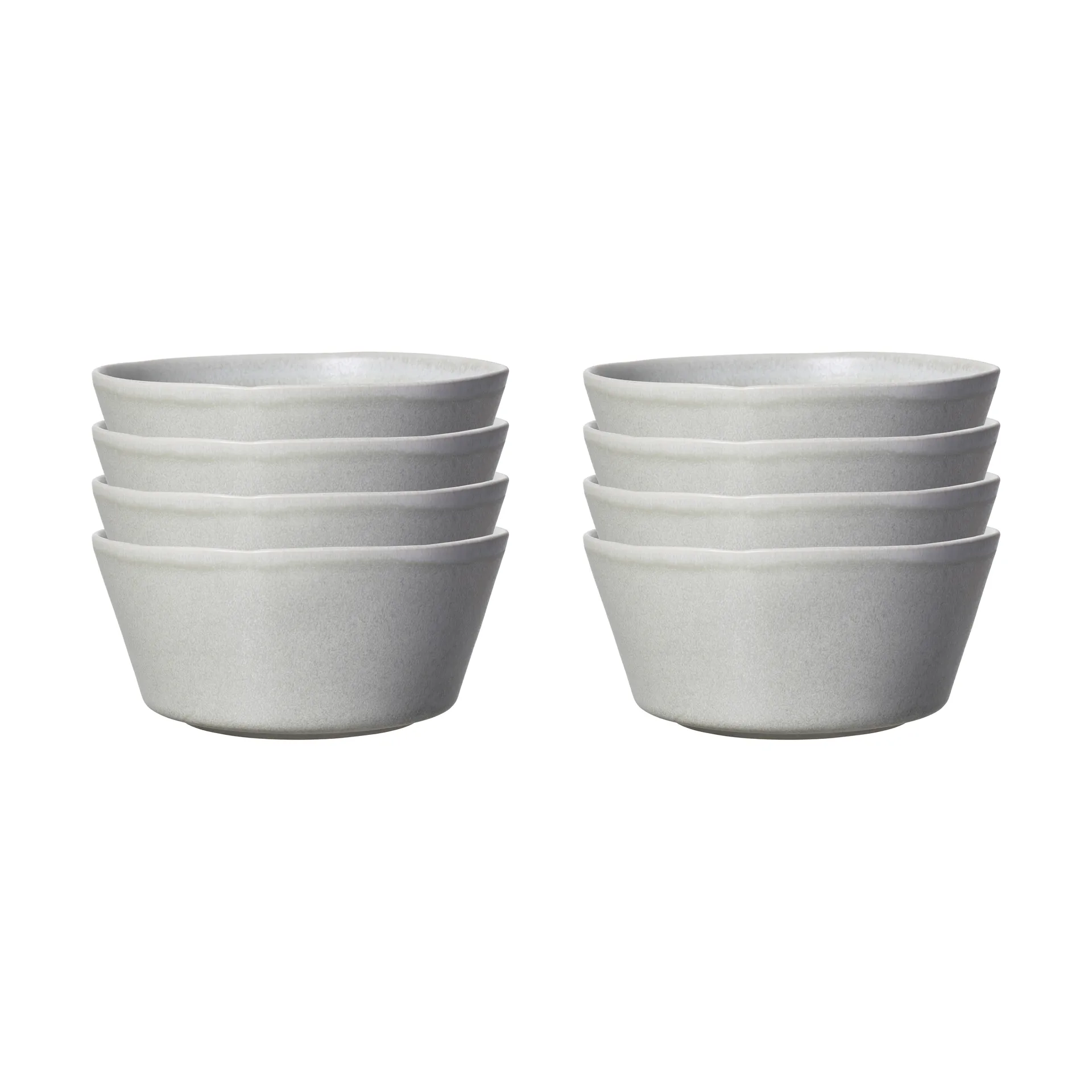Sandsbro skål lysegrå, Ø15 cm, 8-pk Scandi Living