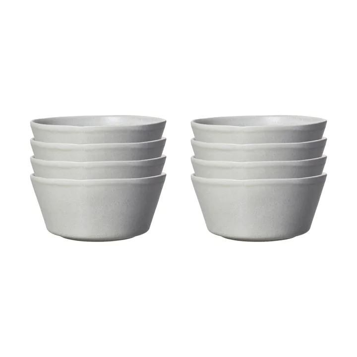 Sandsbro skål lysegrå, Ø15 cm, 8-pk - Scandi Living