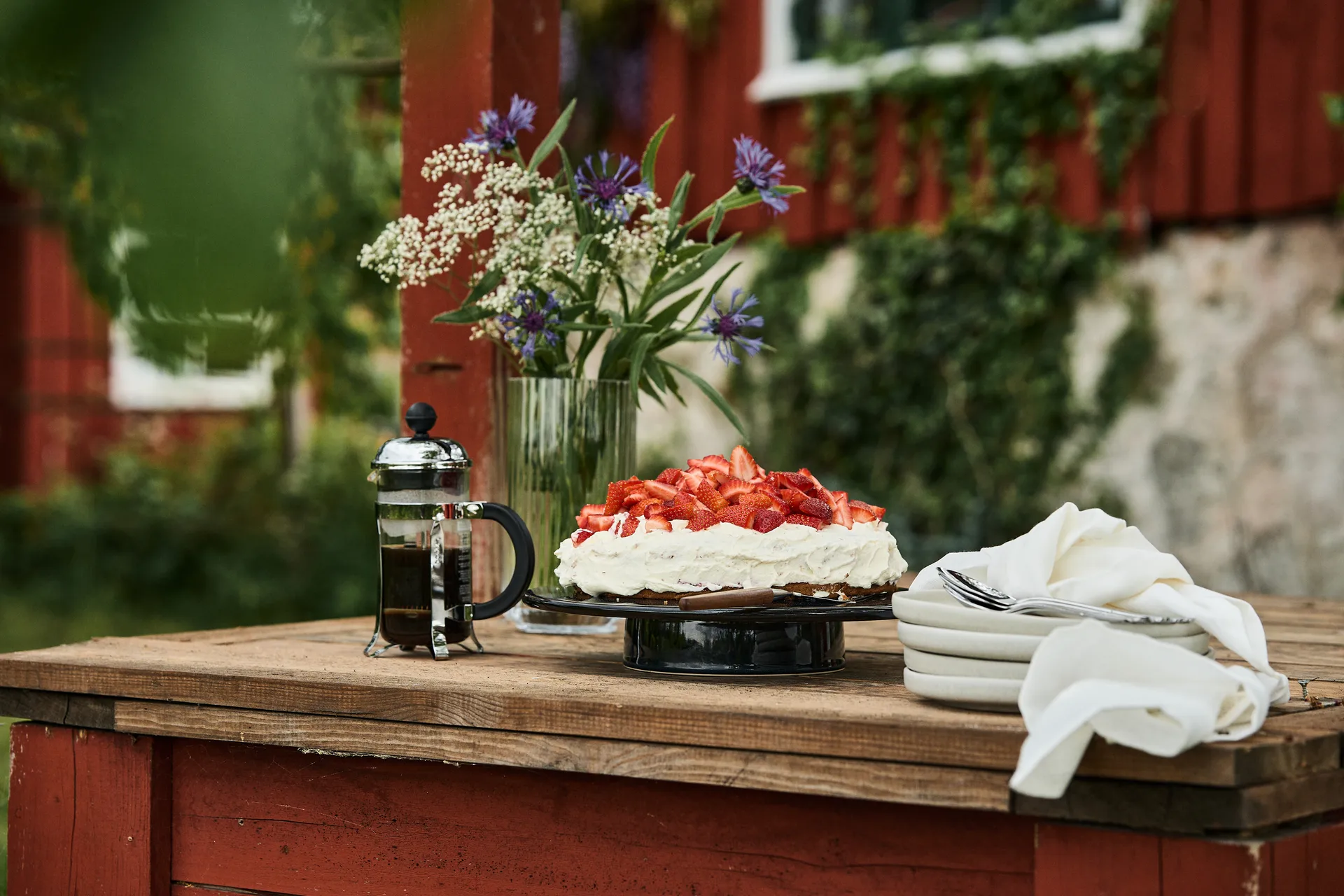 Sandsbro tallerken lysegrå, Ø20 cm, 6-pk Scandi Living