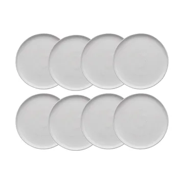 Sandsbro tallerken offwhite, Ø20 cm, 8-pk - Scandi Living
