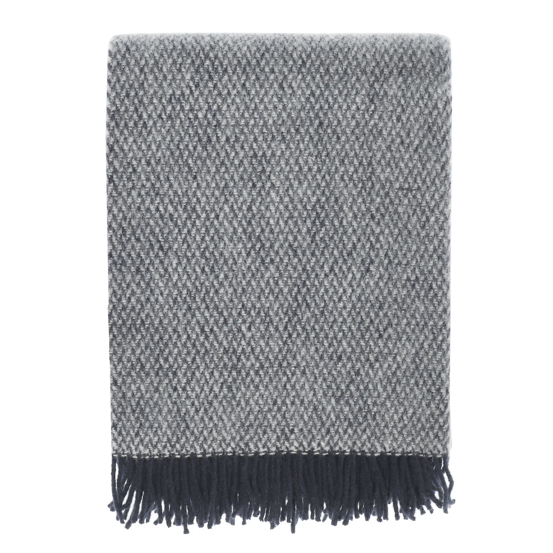 Sandstone ullpledd 130x180 cm, Indigo blå Scandi Living