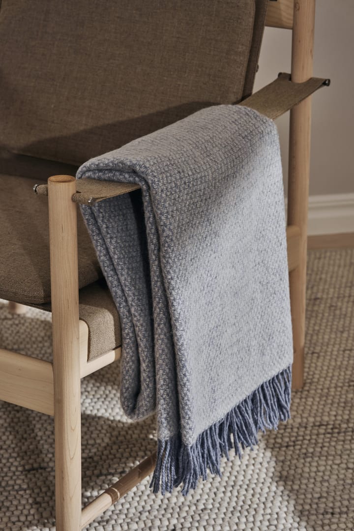 Sandstone ullpledd 130x180 cm, Indigo blå Scandi Living