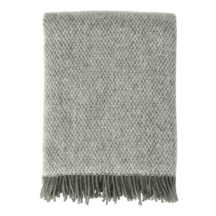 Sandstone ullpledd 130x180 cm - Khaki grønn - Scandi Living