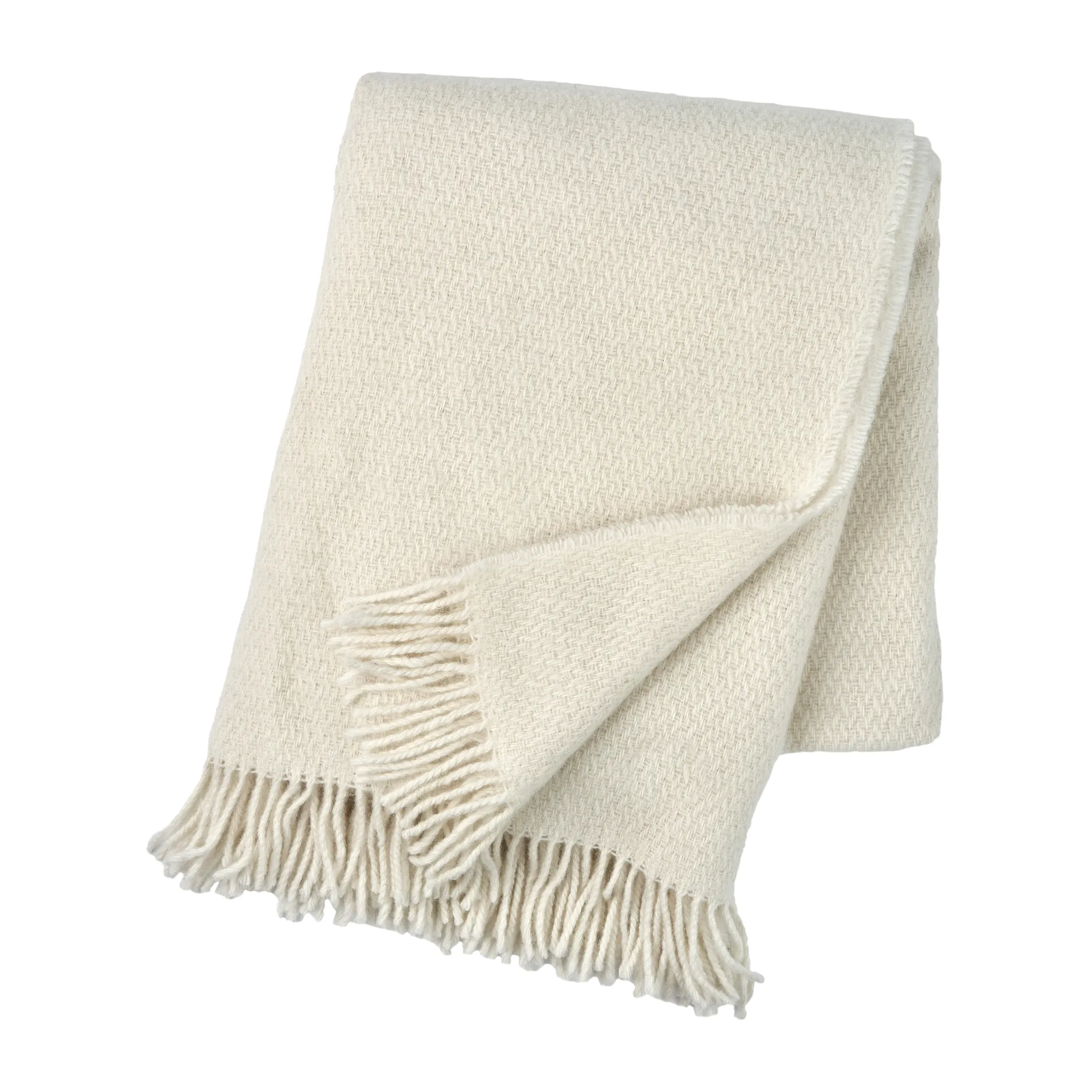 Sandstone ullpledd 130x180 cm, Off-white Scandi Living
