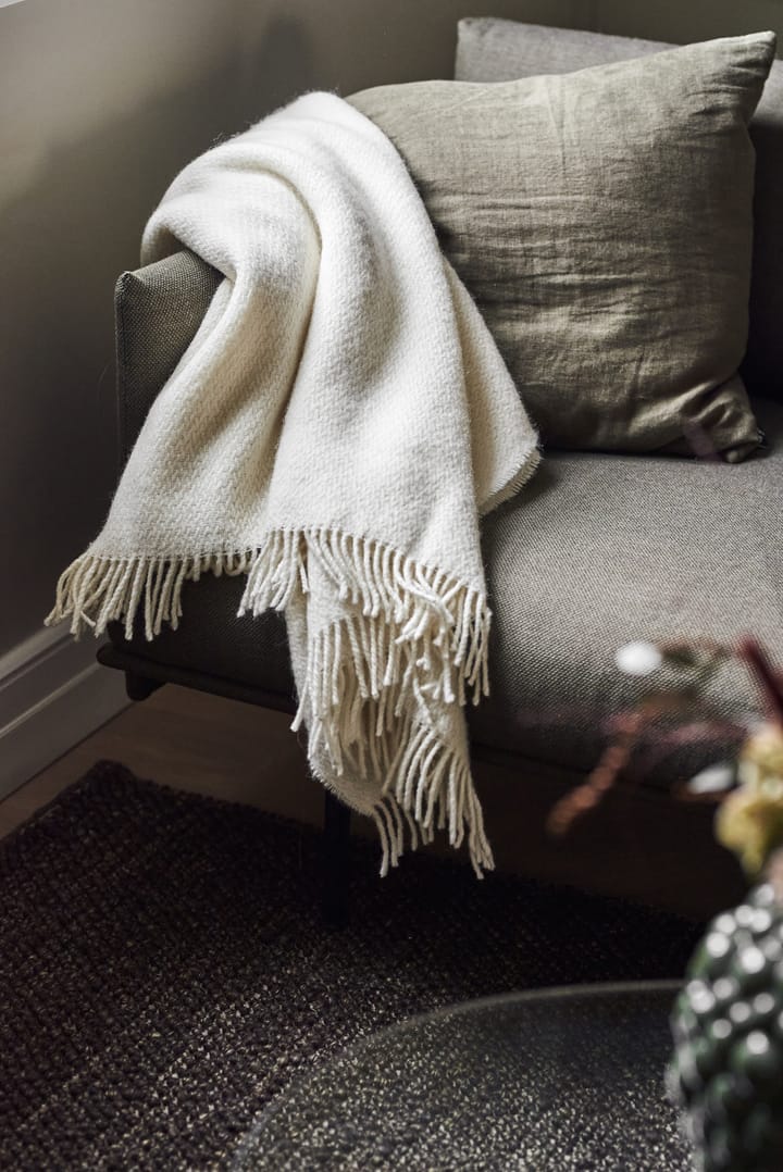 Sandstone ullpledd 130x180 cm, Off-white Scandi Living