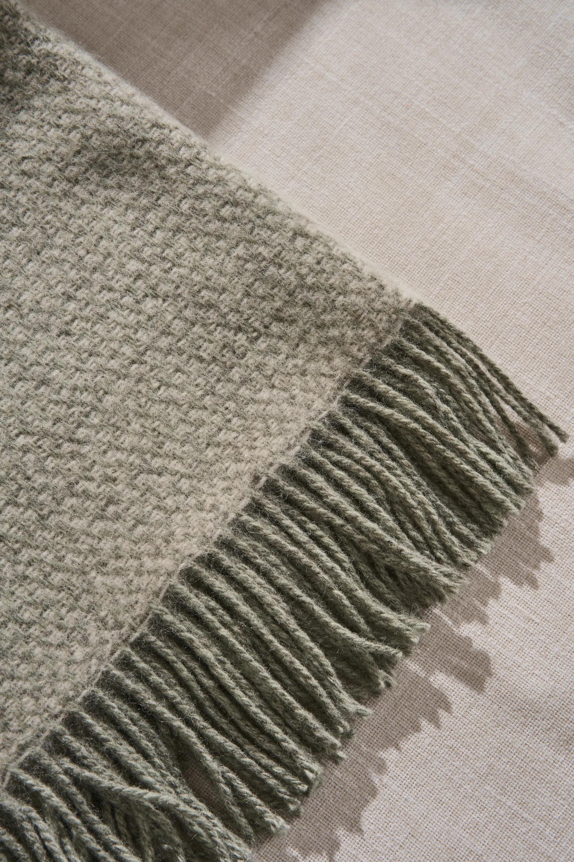 Sandstone ullpledd 130x180 cm, Sage Melange Scandi Living