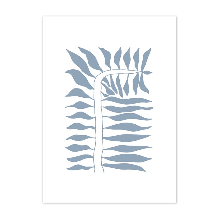 Seeding poster blå, 40x50 cm Scandi Living