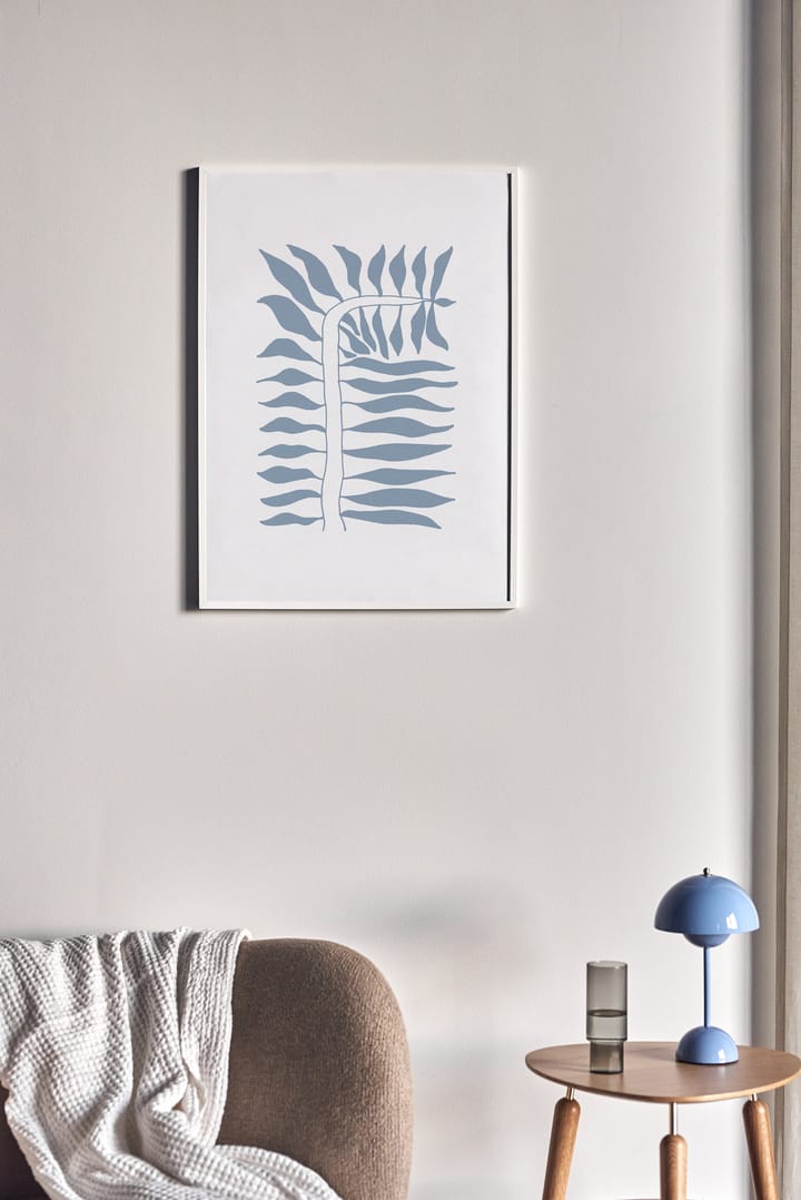 Seeding poster blå - 40x50 cm - Scandi Living