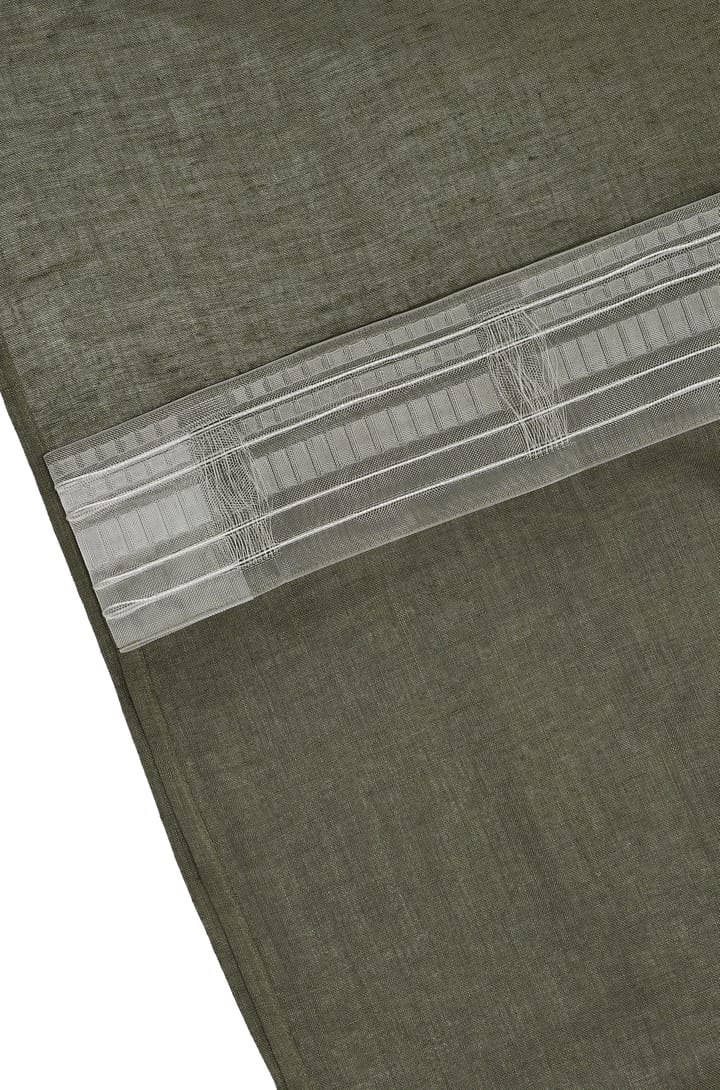 Serenity gardinlengde med multibånd 129 x 250 cm, Forest green Scandi Living