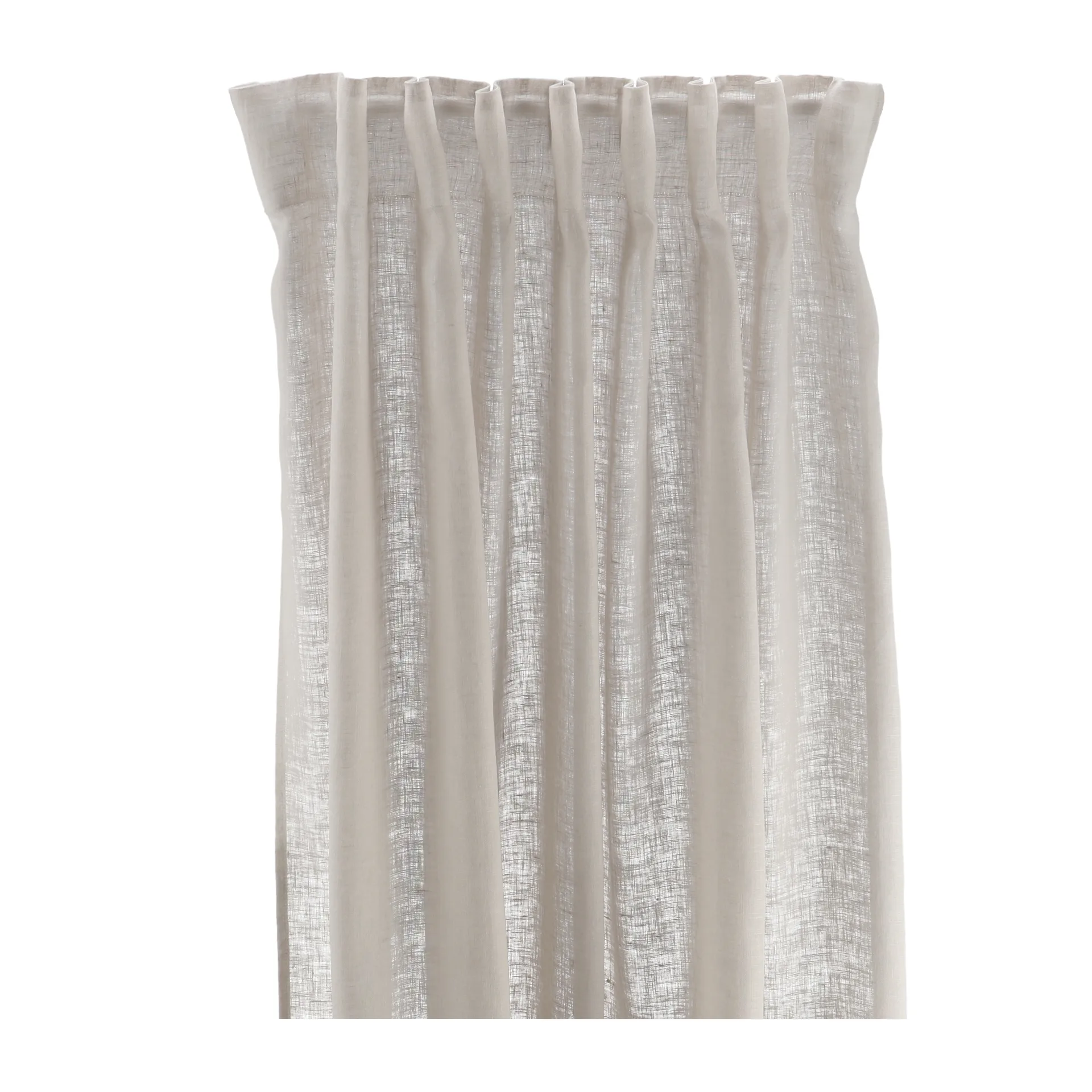 Serenity gardinlengde med multibånd 129 x 250 cm, Greige Scandi Living