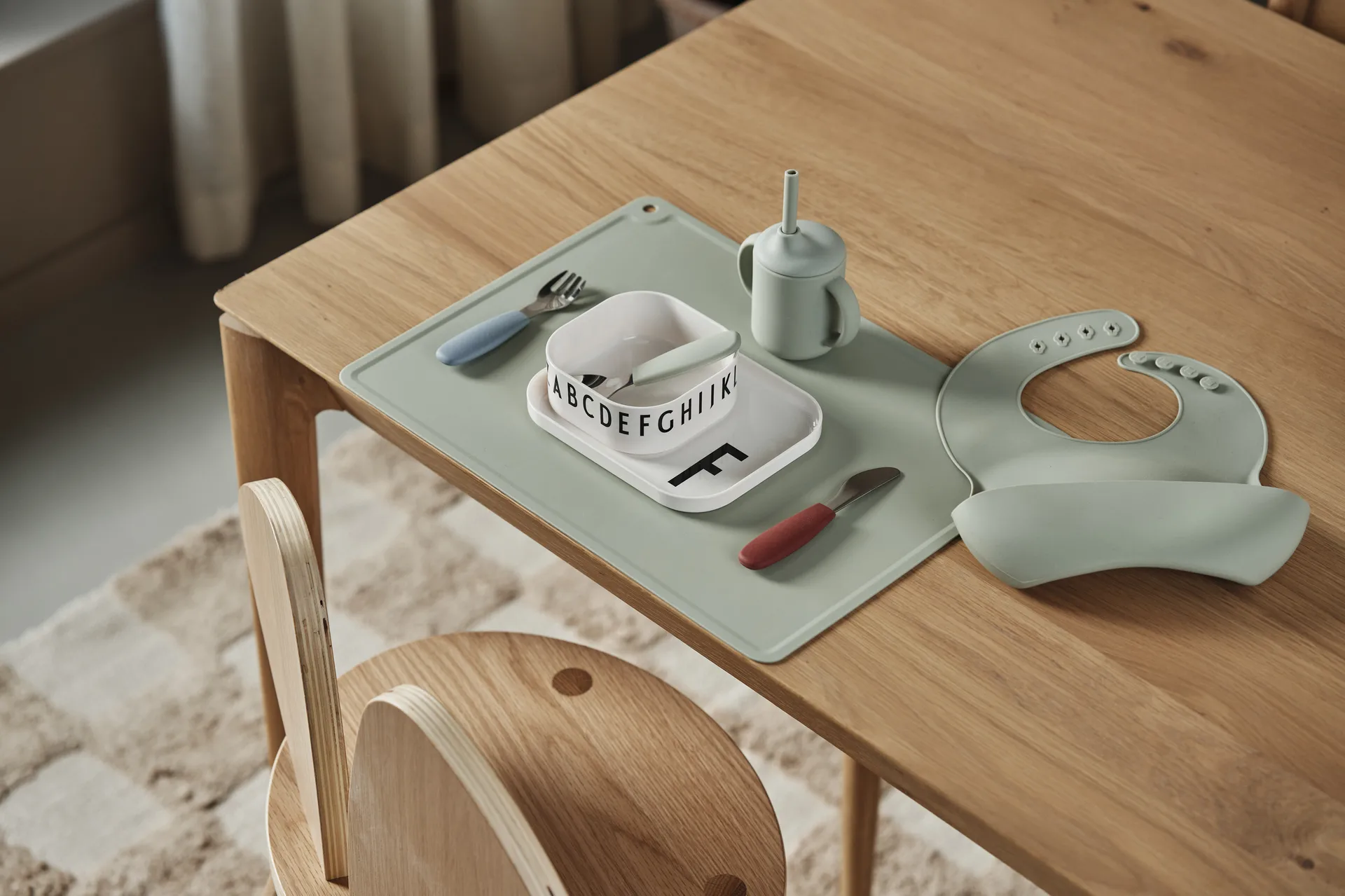 Silly smekke silikon 2-pk, Green-blue Scandi Living