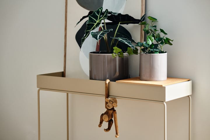 Sleek krukke Ø 12 cm - Beige - Scandi Living