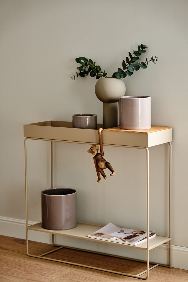 Sleek krukke Ø 15 cm - Beige - Scandi Living